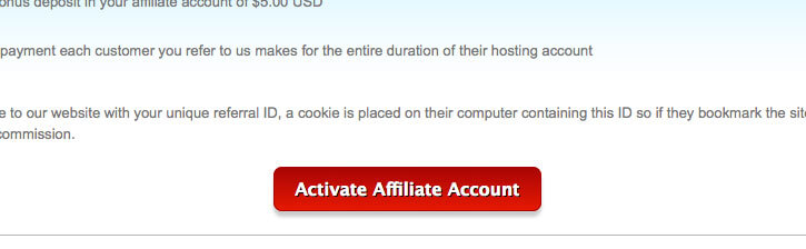 affiliate program activate